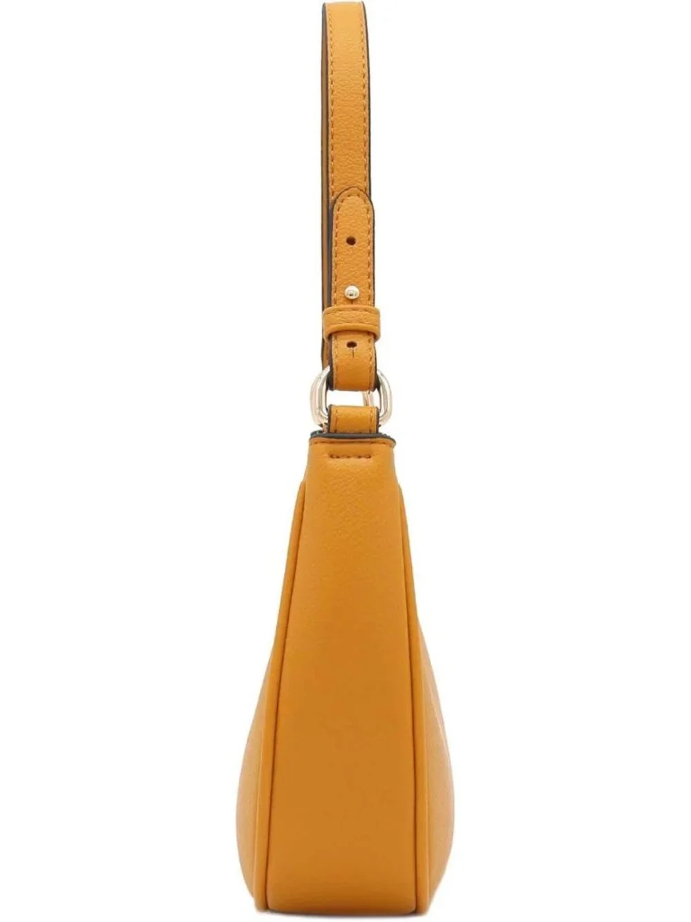 Women Mustard Small Crescent For Trendy Underarm Purse Zipper Shoulder Bag